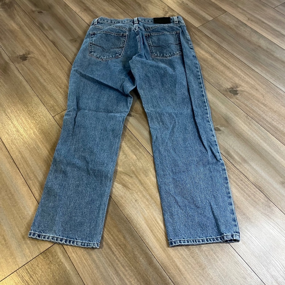Harley Davidson Traditional Jeans Light Wash Denim Straight Leg Mens 34x29 - Picture 6 of 8